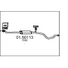 Stredný tlmic výfuku MTS 01.50113