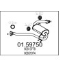 Stredný tlmic výfuku MTS 01.59750