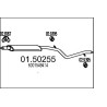 Stredný tlmic výfuku MTS 01.50255