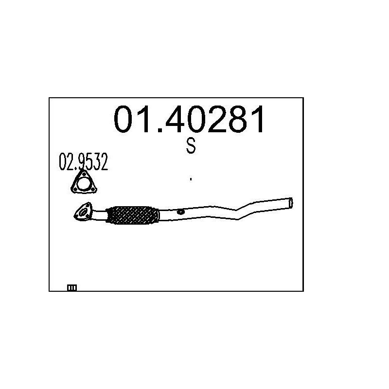 Výfukové potrubie MTS 01.40281