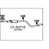 Stredný tlmic výfuku MTS 01.50715