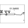 Stredný tlmic výfuku MTS 01.54800