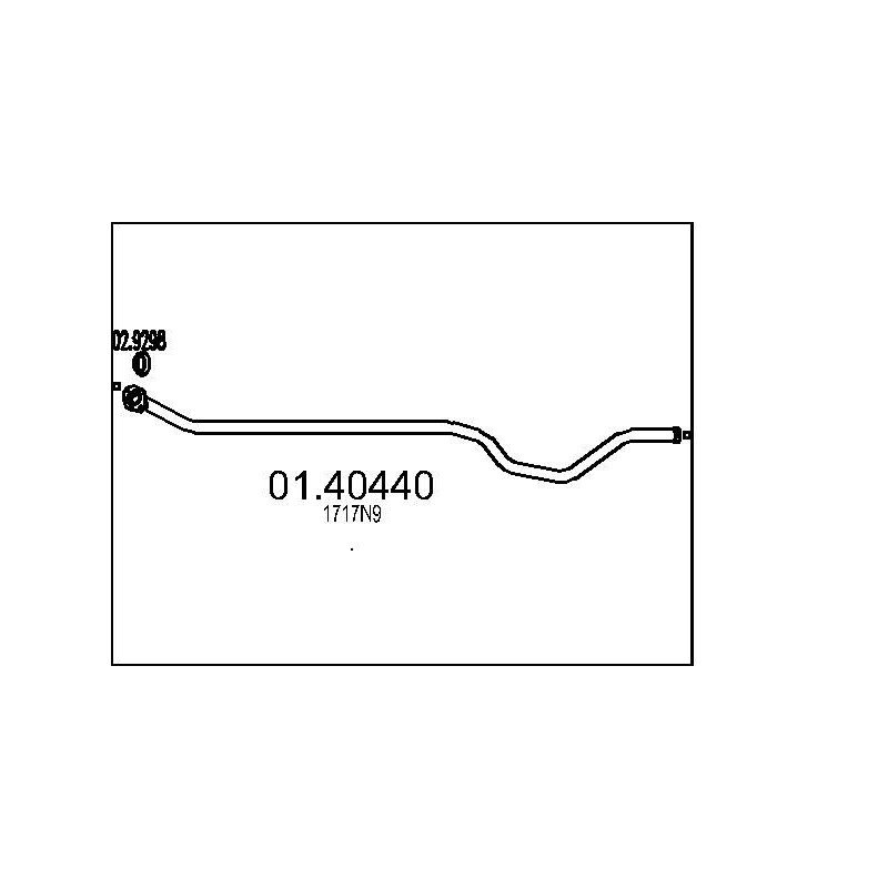 Výfukové potrubie MTS 01.40440
