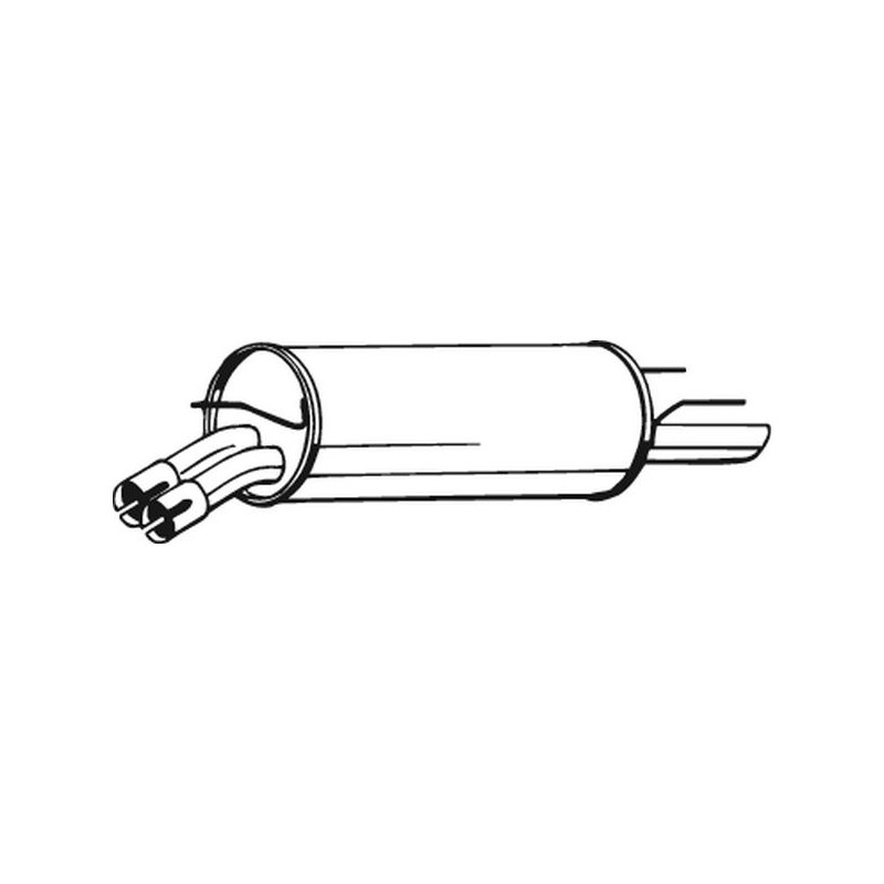 Koncový tlmič výfuku BOSAL 185-011