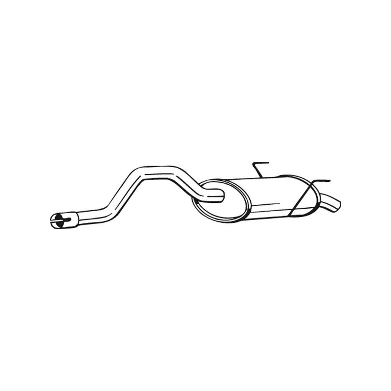 Koncový tlmič výfuku BOSAL 200-157