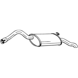 Koncový tlmič výfuku BOSAL 220-671