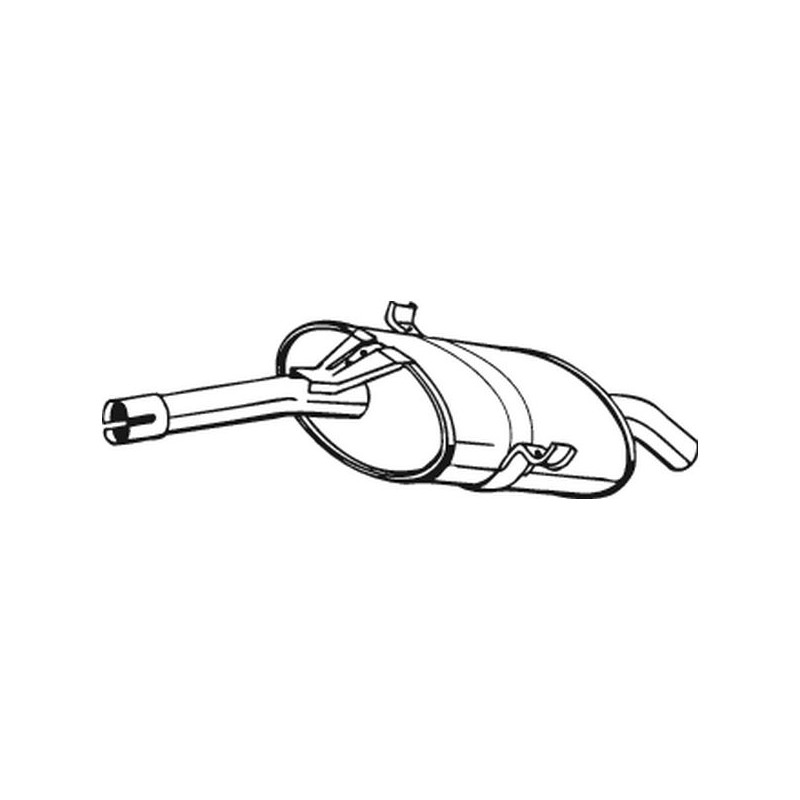 Koncový tlmič výfuku BOSAL 228-331