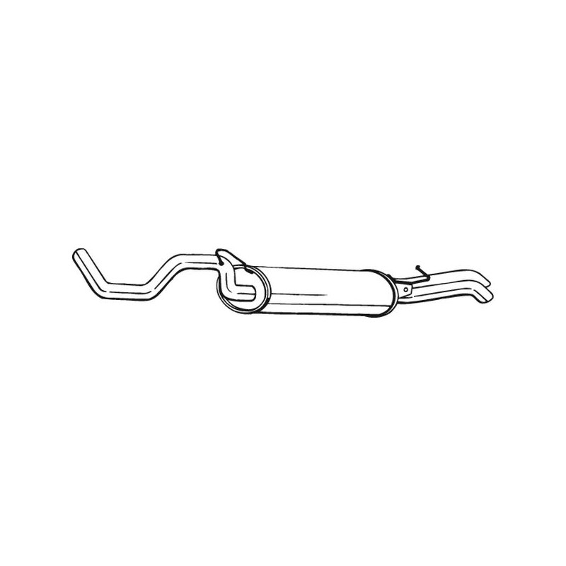 Koncový tlmič výfuku BOSAL 281-227