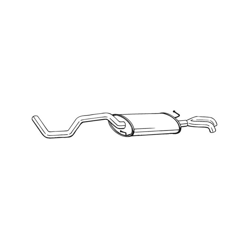 Koncový tlmič výfuku BOSAL 282-643