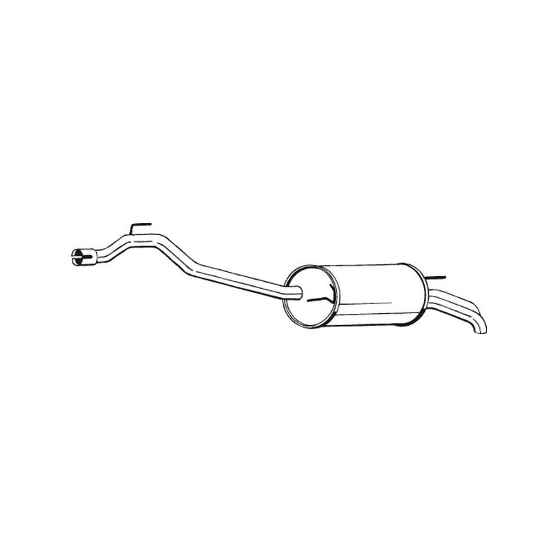 Koncový tlmič výfuku BOSAL 283-491