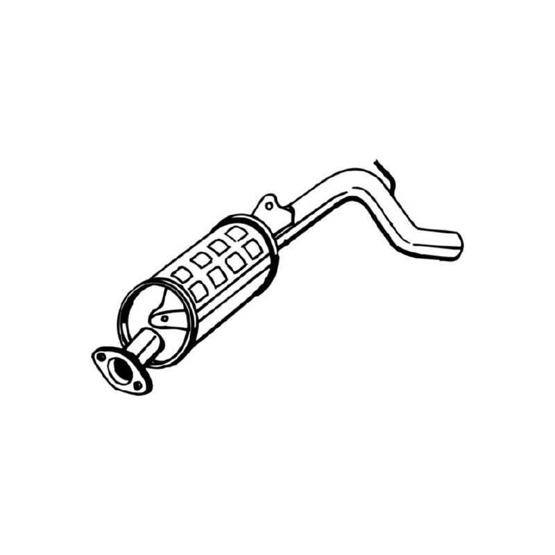 Koncový tlmič výfuku BOSAL 283-493