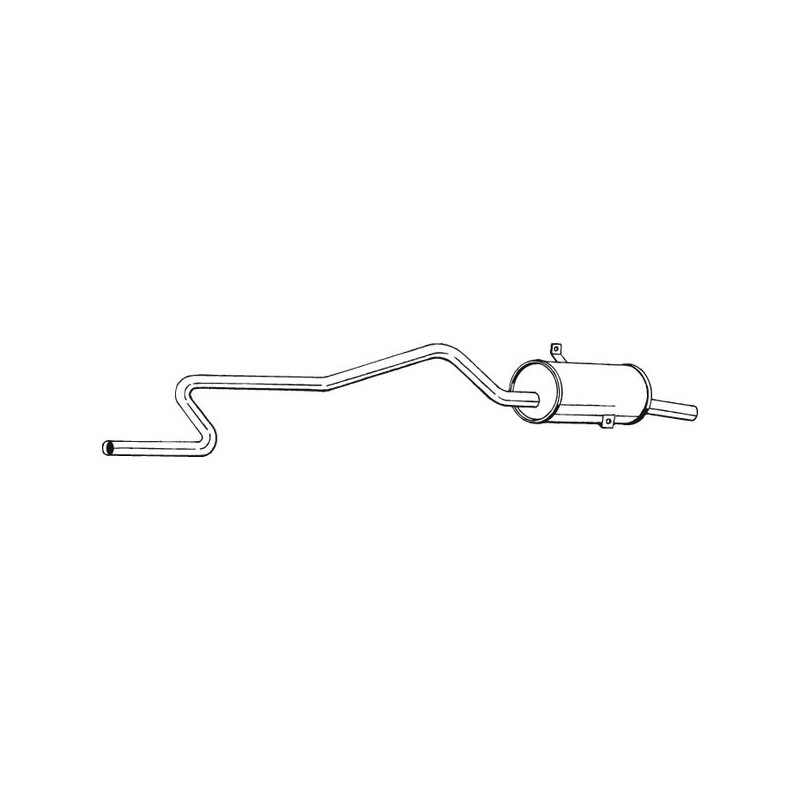 Koncový tlmič výfuku BOSAL 283-701