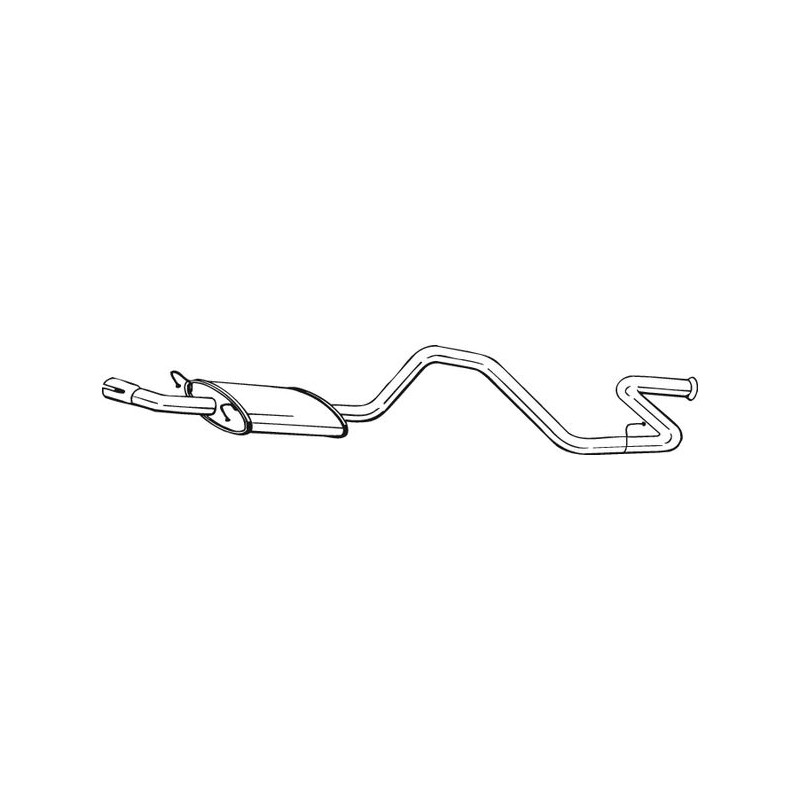 Koncový tlmič výfuku BOSAL 284-081