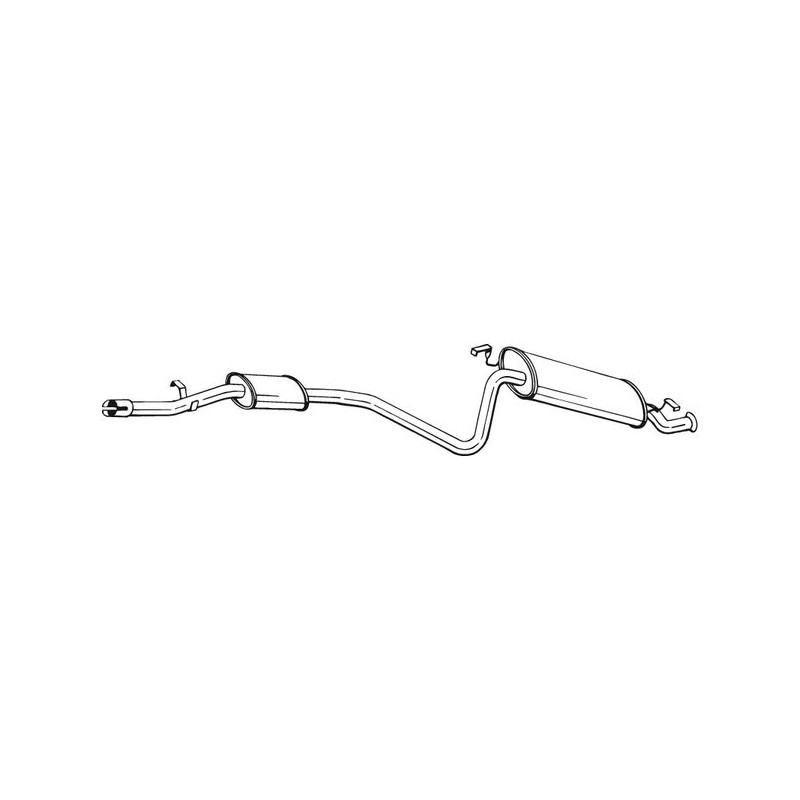Koncový tlmič výfuku BOSAL 287-149