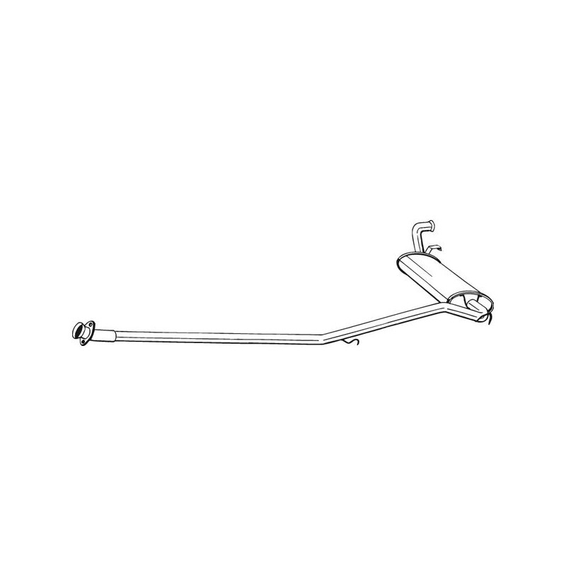 Koncový tlmič výfuku BOSAL 287-265