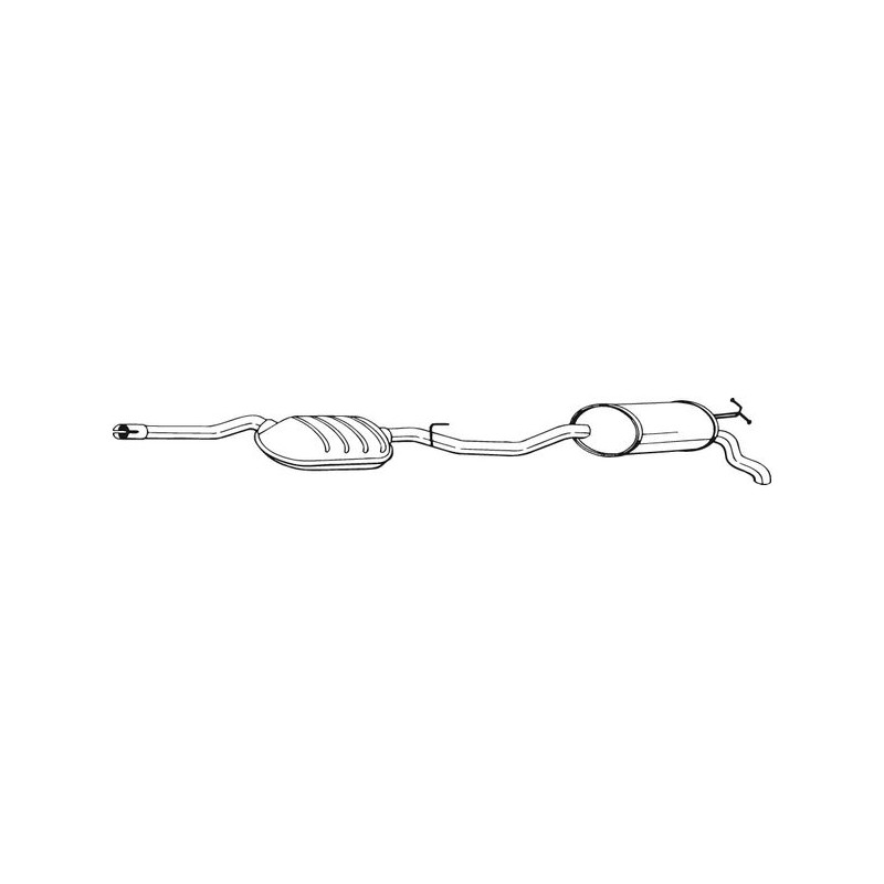 Koncový tlmič výfuku BOSAL 288-291