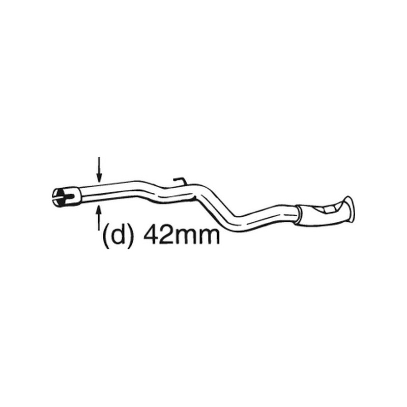 Opravné potrubie pre Katalyzátor BOSAL 889-159
