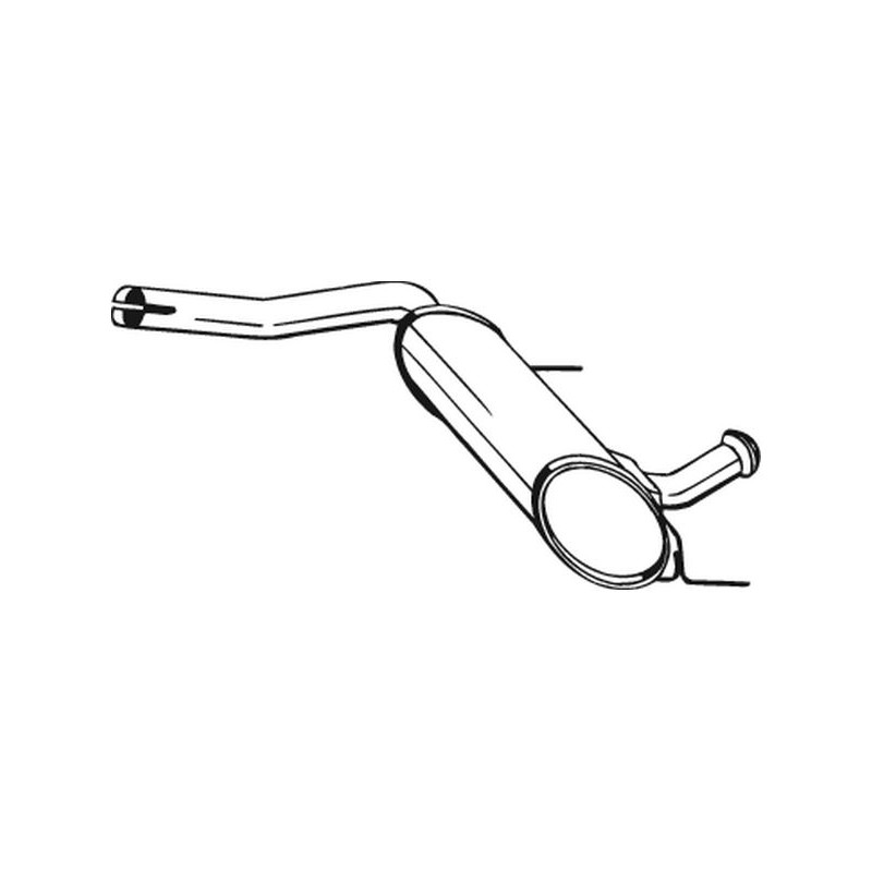 Stredný tlmič výfuku BOSAL 200-729
