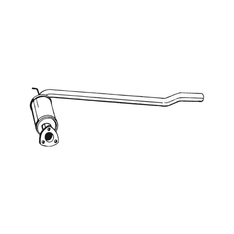 Stredný tlmič výfuku BOSAL 233-113