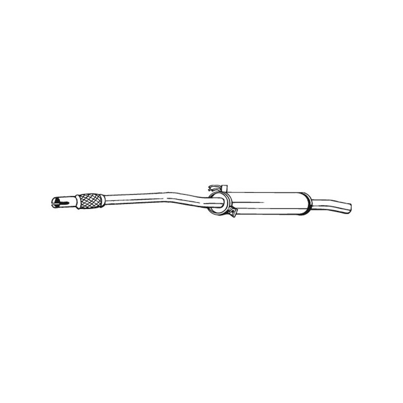 Stredný tlmič výfuku BOSAL 233-397
