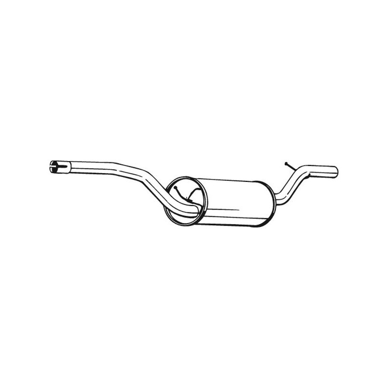 Stredný tlmič výfuku BOSAL 280-257