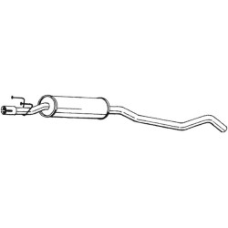 Stredný tlmič výfuku BOSAL 281-039