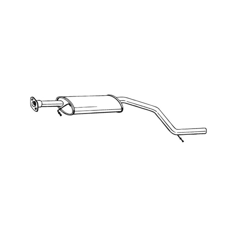 Stredný tlmič výfuku BOSAL 281-071