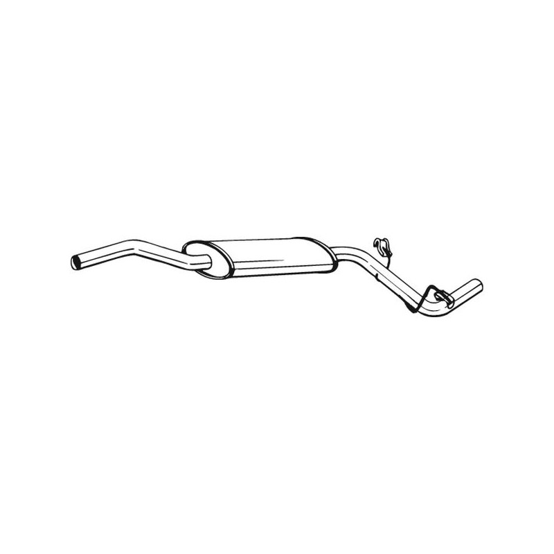 Stredný tlmič výfuku BOSAL 281-371