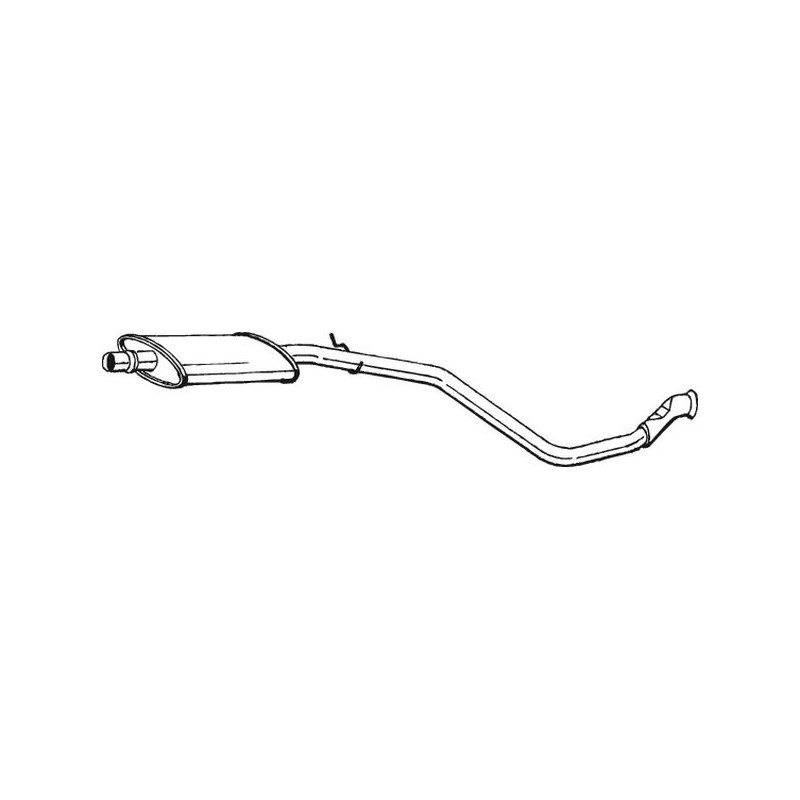 Stredný tlmič výfuku BOSAL 282-035