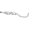 Stredný tlmič výfuku BOSAL 283-931