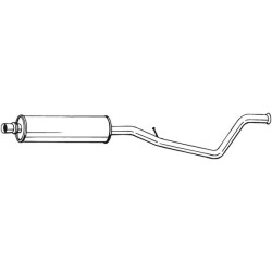 Stredný tlmič výfuku BOSAL 283-969