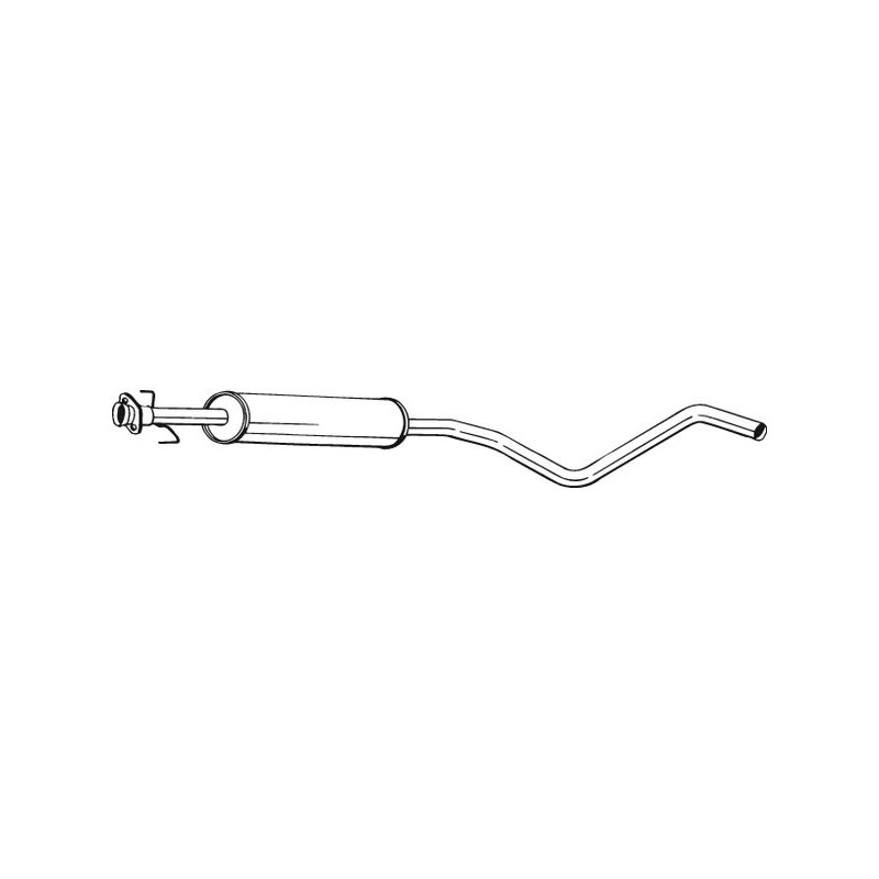 Stredný tlmič výfuku BOSAL 284-405