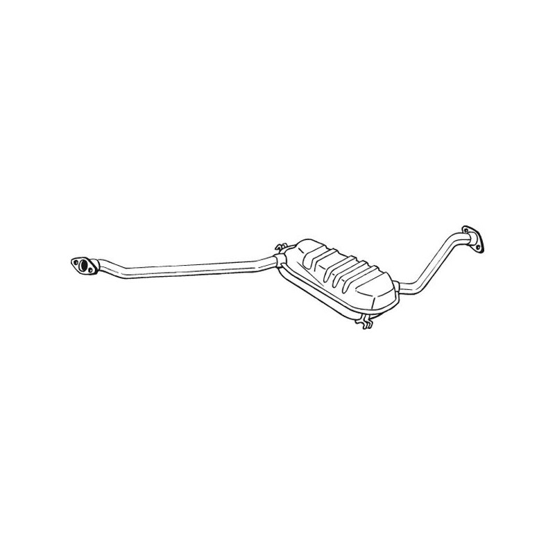Stredný tlmič výfuku BOSAL 284-837