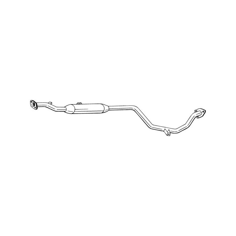 Stredný tlmič výfuku BOSAL 285-273