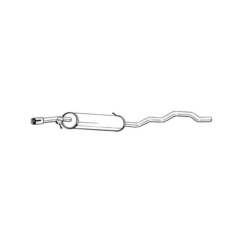 Stredný tlmič výfuku BOSAL 285-515