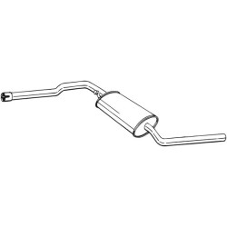 Stredný tlmič výfuku BOSAL 288-229