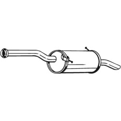 Koncový tlmič výfuku BOSAL 135-101