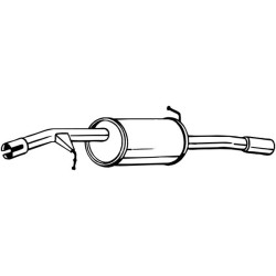 Koncový tlmič výfuku BOSAL 135-123
