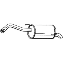 Koncový tlmič výfuku BOSAL 145-127