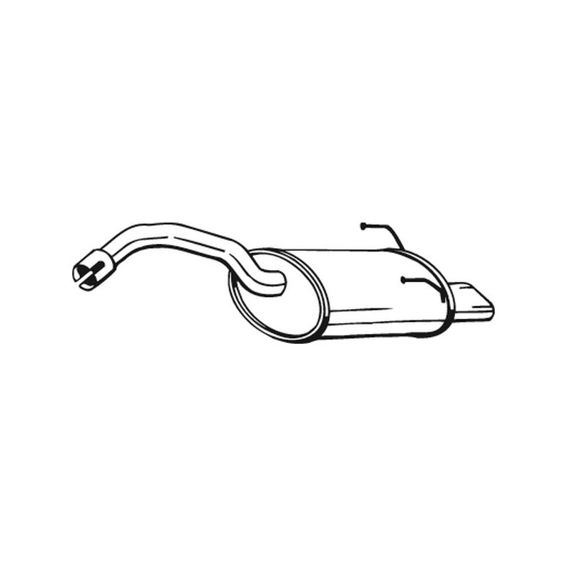 Koncový tlmič výfuku BOSAL 148-183