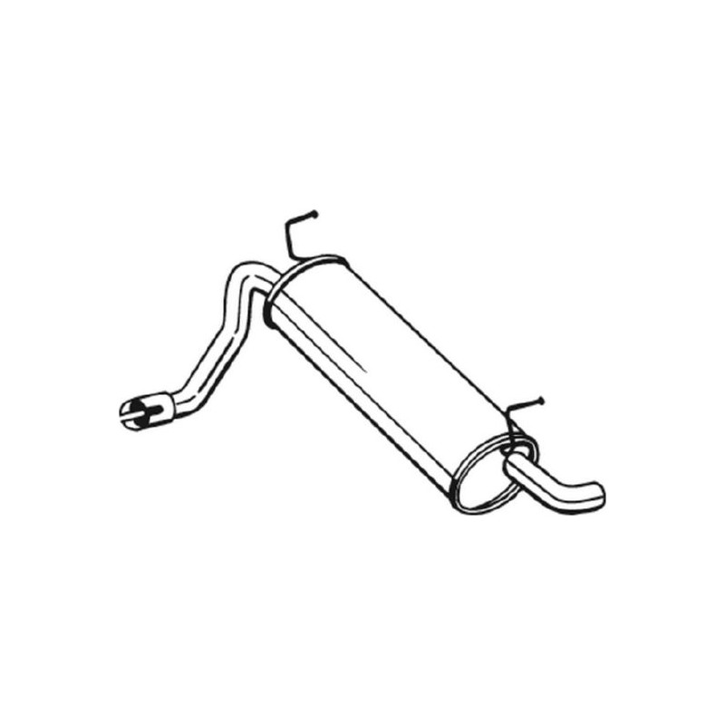 Koncový tlmič výfuku BOSAL 148-199
