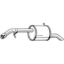 Koncový tlmič výfuku BOSAL 190-039
