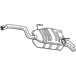 Koncový tlmič výfuku BOSAL 190-903
