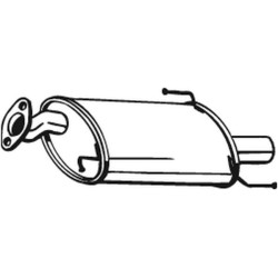 Koncový tlmič výfuku BOSAL 219-011