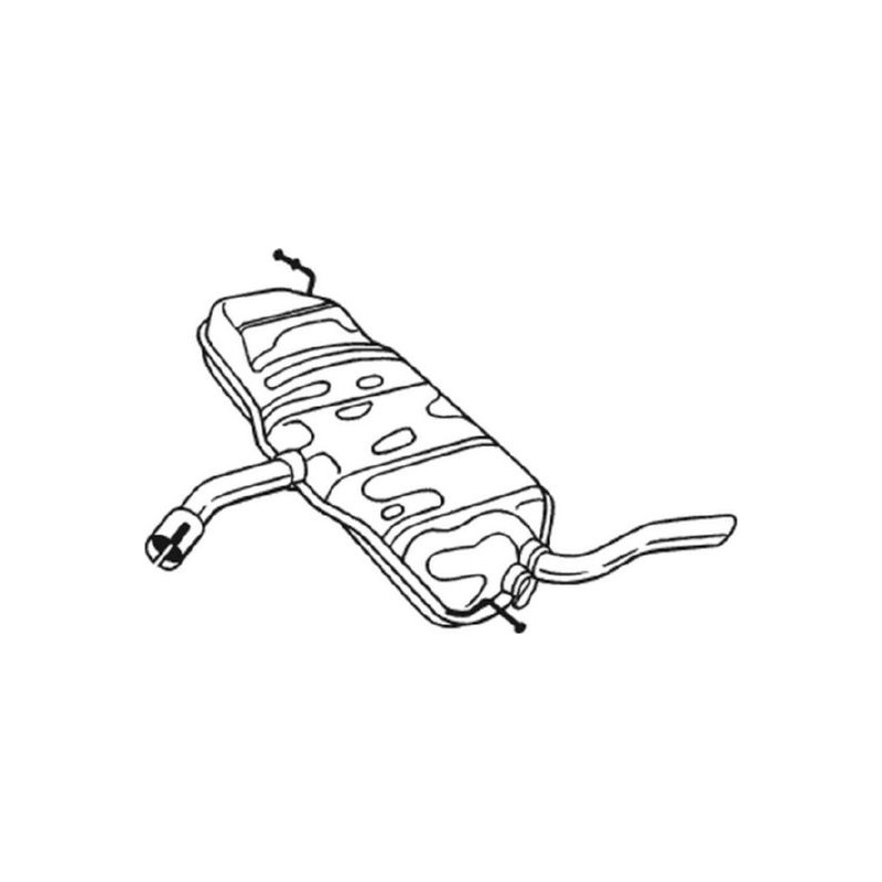 Koncový tlmič výfuku BOSAL 227-031