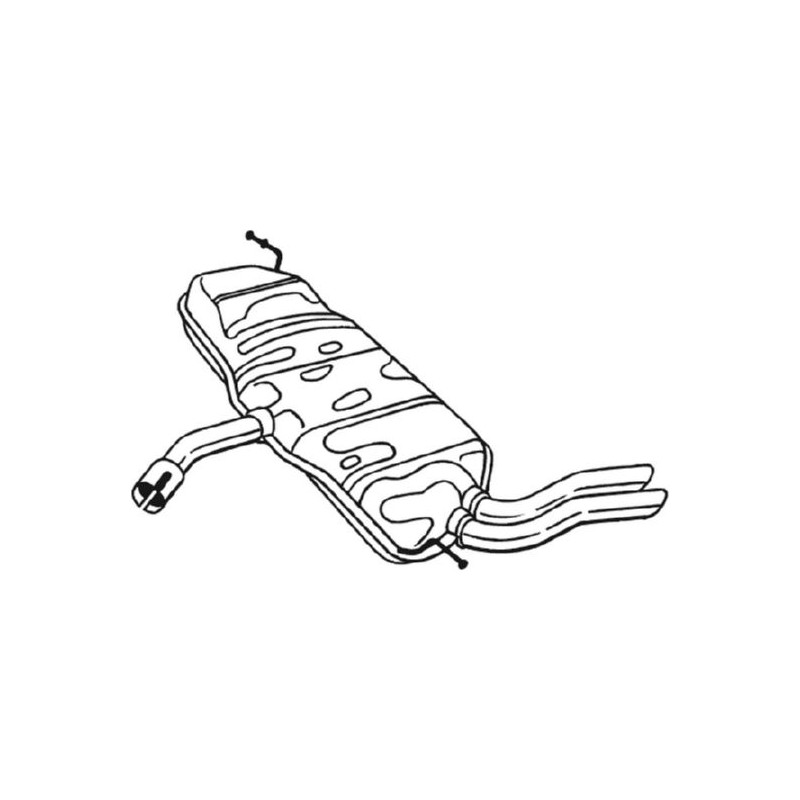 Koncový tlmič výfuku BOSAL 227-231