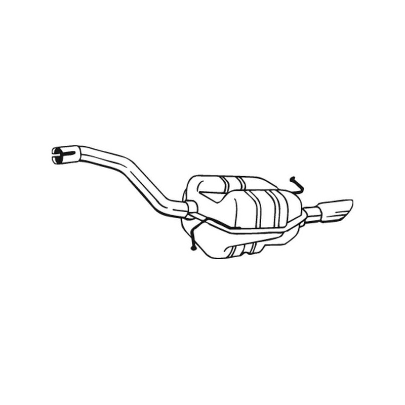 Koncový tlmič výfuku BOSAL 233-159