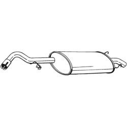 Koncový tlmič výfuku BOSAL 278-859