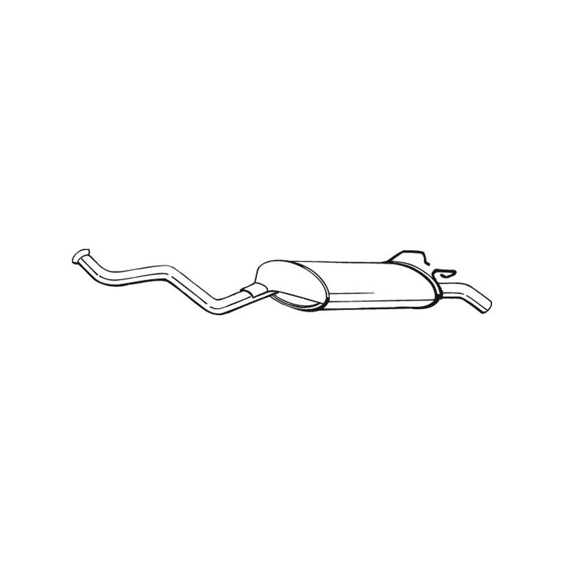 Koncový tlmič výfuku BOSAL 280-539