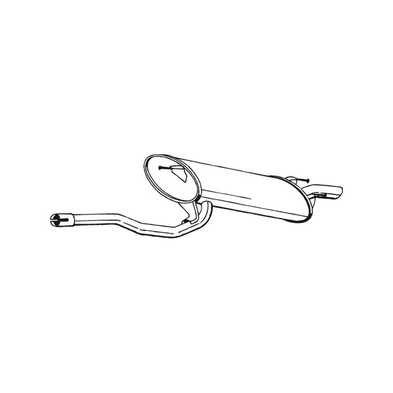 Koncový tlmič výfuku BOSAL 282-085
